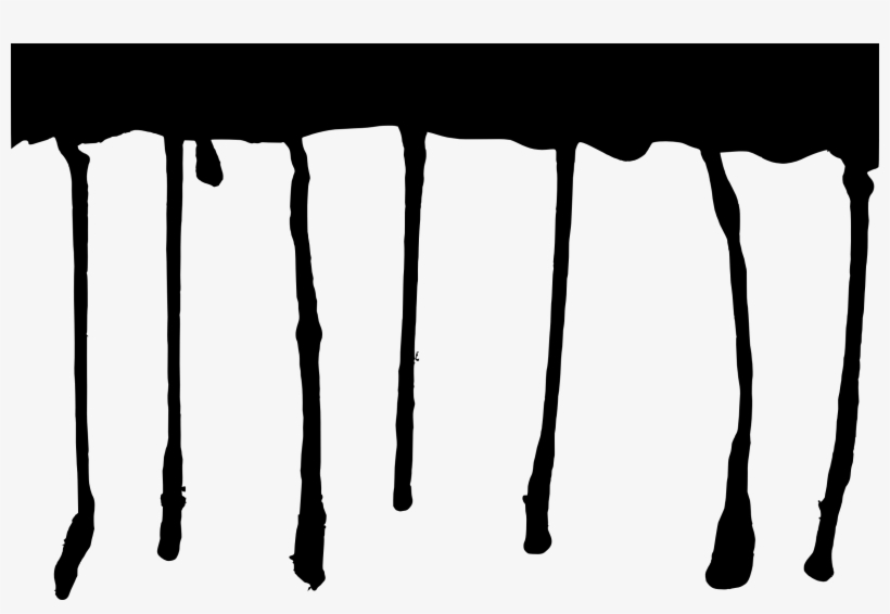 Free Download - Black Paint Dripping Png, transparent png #4394007