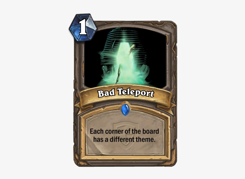 In Other Words, One Corner May Have The Blackrock Mountain - Hearthstone Card Design, transparent png #4394158