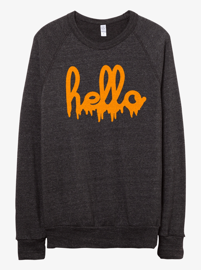 Hello Drip Eco Black Champ Pullover - Sweater, transparent png #4394180