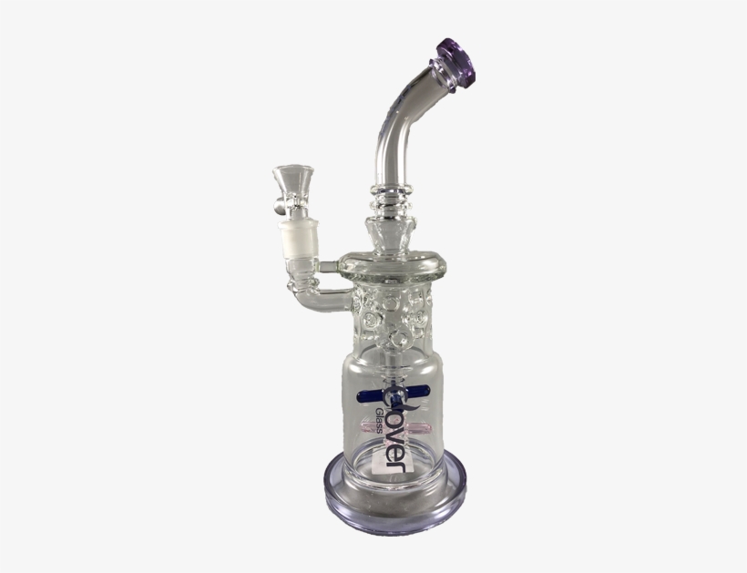 12 In Long Clover Glass Bong - Tap, transparent png #4394433