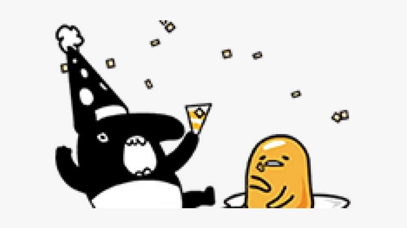 Gudetama × Laimo - Malayan Tapir, transparent png #4394565