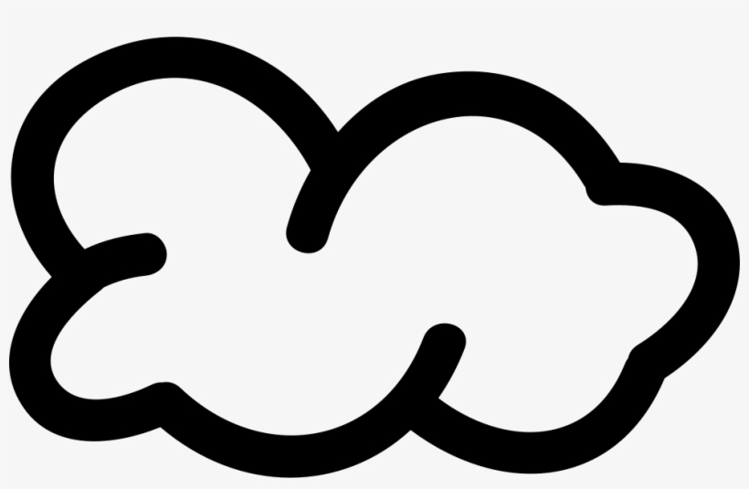 Cloud Hand Drawn Shape Variant Comments - Icon, transparent png #4394859