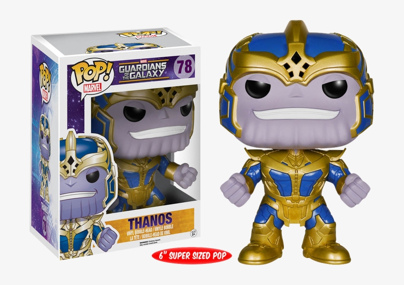 Thanos Pop Vinyl 6 Inch Guardians Of The Galaxy Figure - Funko Pop Thanos Guardians Of The Galaxy, transparent png #4394915