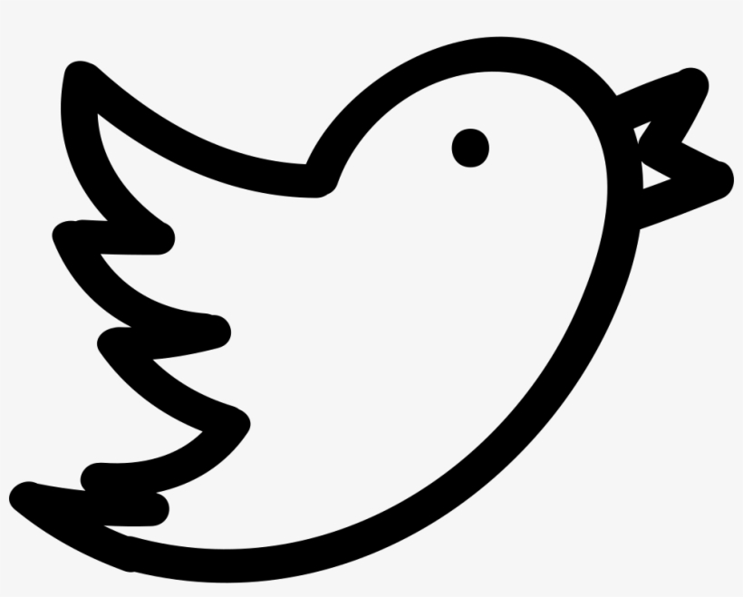 Twitter Hand Drawn Logo Comments - Twitter Drawn Icon Png, transparent png #4394972
