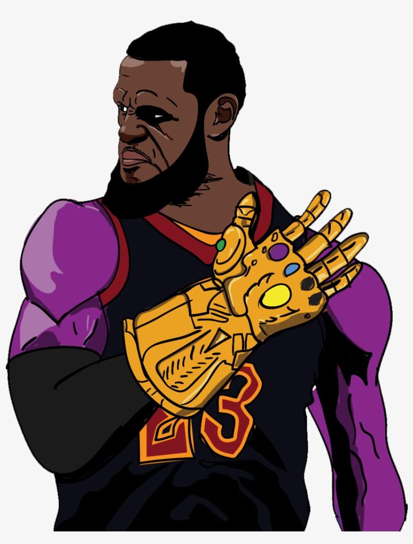 Call Me Thanos James - Lebron Thanos, transparent png #4395110