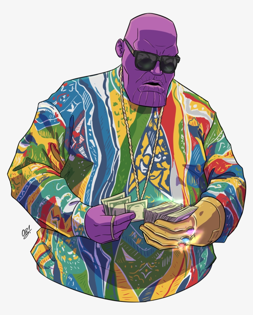 Notorious Thanos, transparent png #4395199