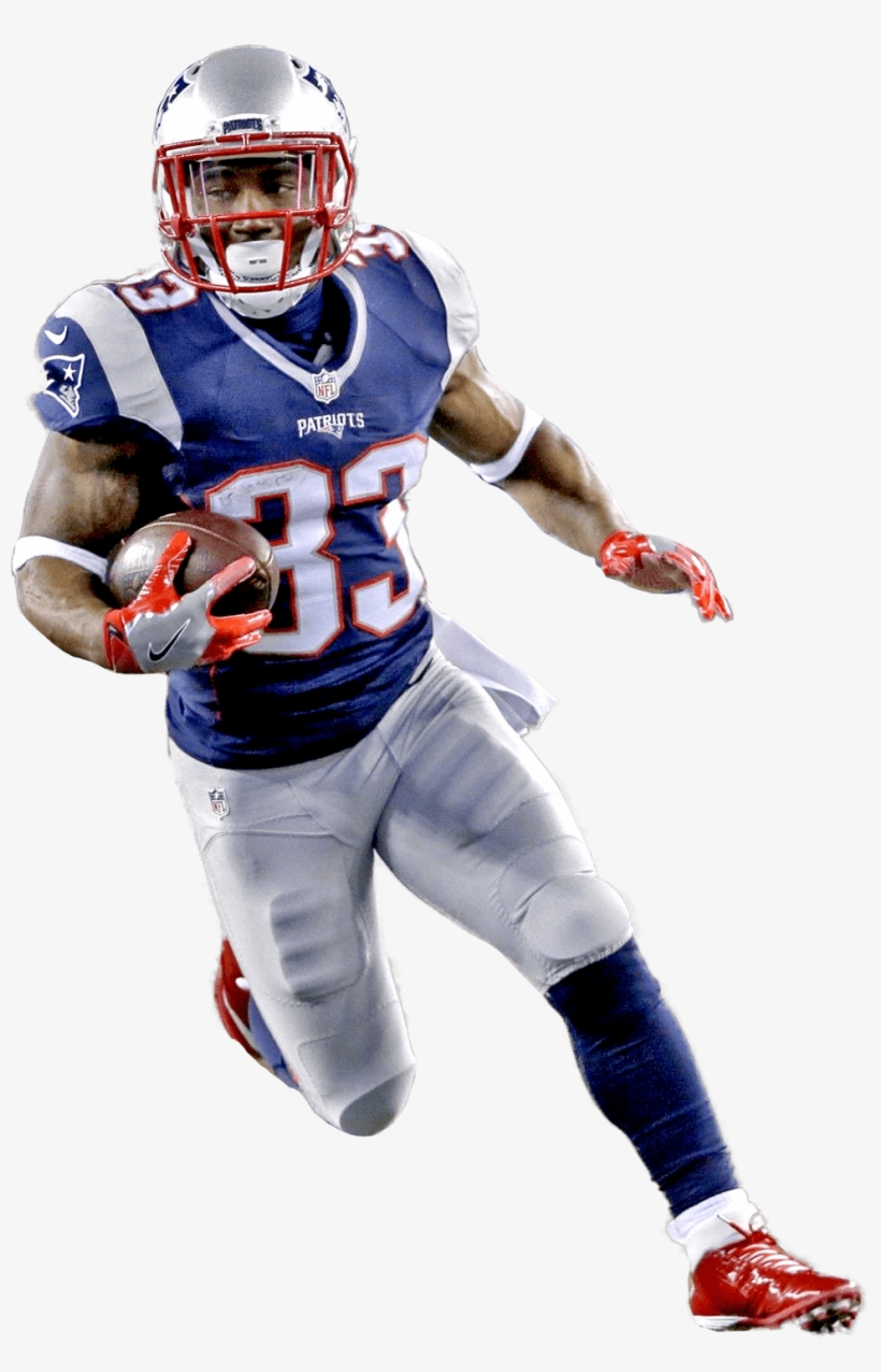Hate - Autographed New England Patriots Dion Lewis Fanatics, transparent png #4395278