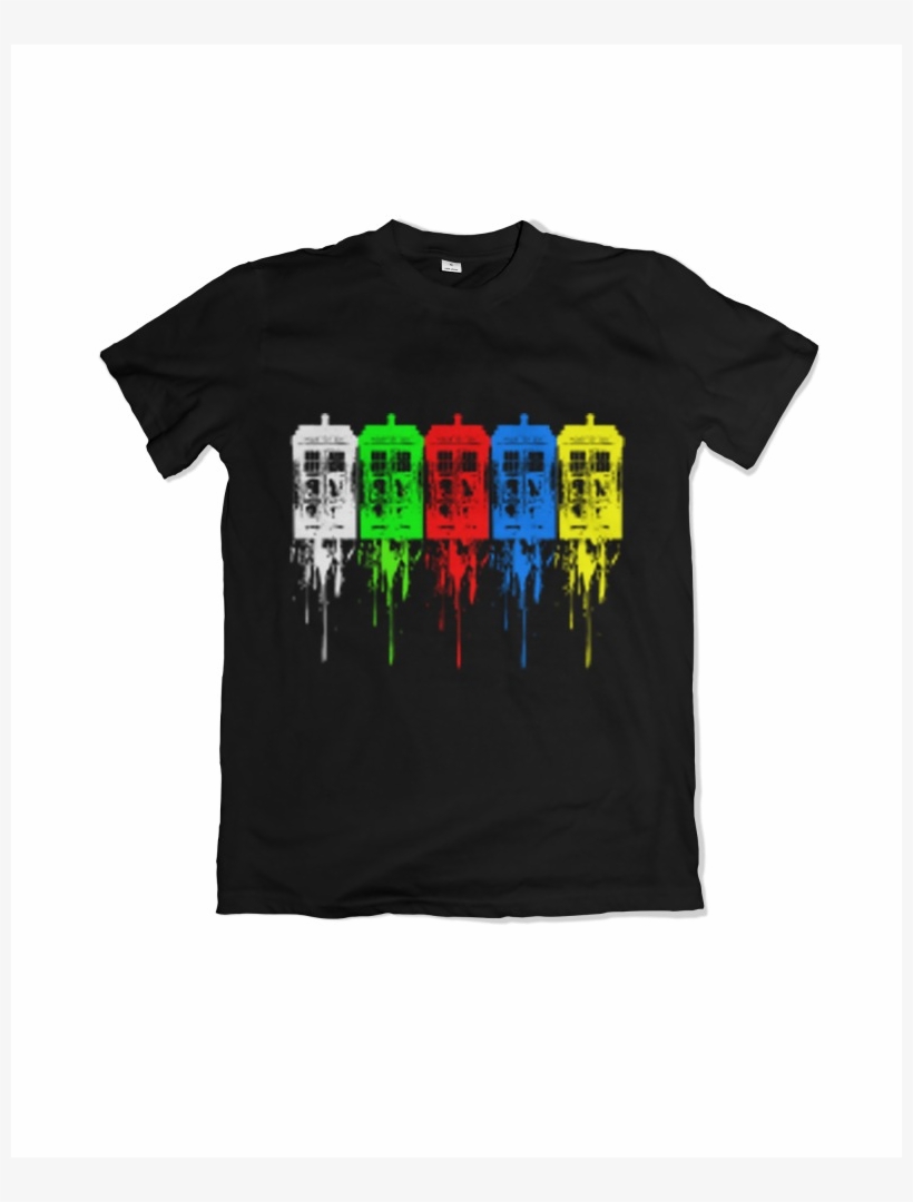 Tardis T- Shirt - Shirt, transparent png #4395561