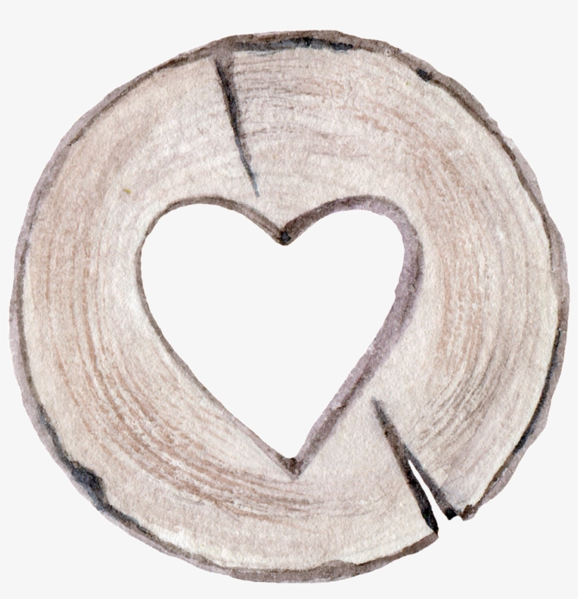 Pintado A Mano De Anillo De Árbol Corazón Png - Stechpalme Ziemlich Ovales Keramik Ornament, transparent png #4395706