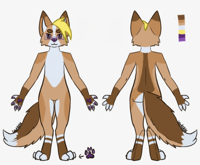 Quirky Corgi Fox Adoptable Auction - Cartoon, transparent png #4395879