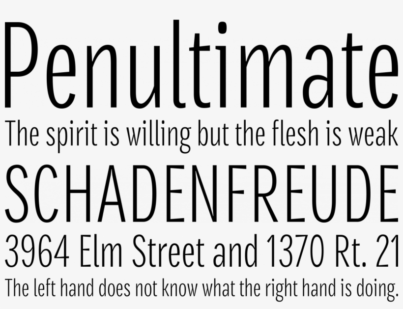 Densia Sans Font Phrases - Simplistic Font, transparent png #4395913