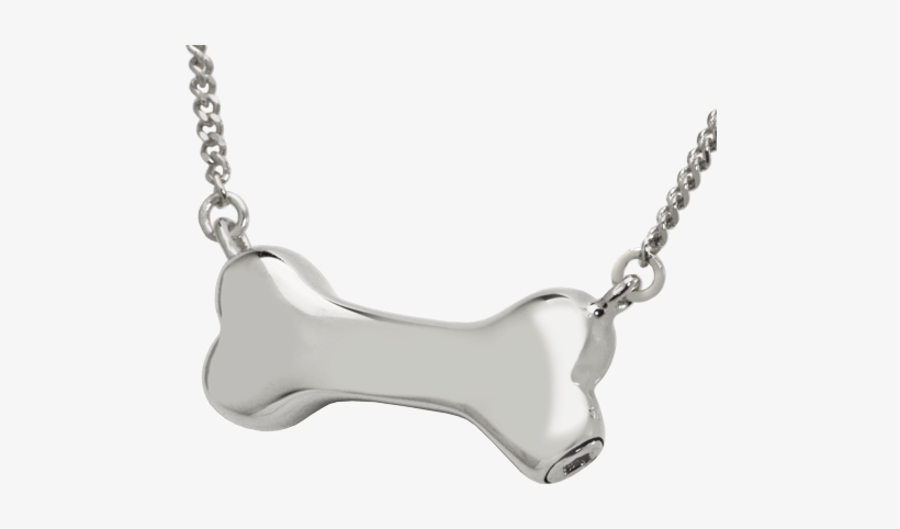 Dog Bone Memorial Pendant, Sterling Silver Or Gold - Necklace Dog Bone Transparent, transparent png #4396072