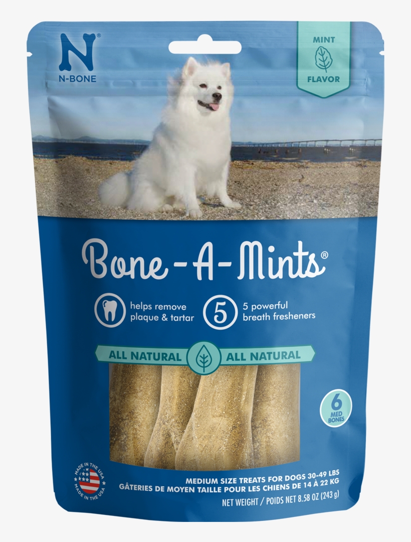 N Bone Bone A Mints Dental Dog Treats - Bone A Mint No Wheat Small, transparent png #4396154