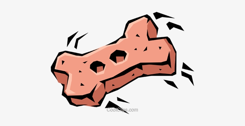 Dog Bone Royalty Free Vector Clip Art Illustration - Clipart Hundeknochen, transparent png #4396297