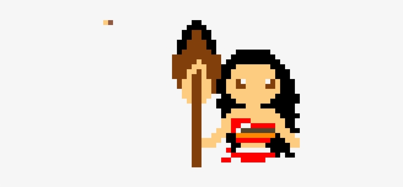 Moana - Pixel Art Cartoon Characters, transparent png #4396452