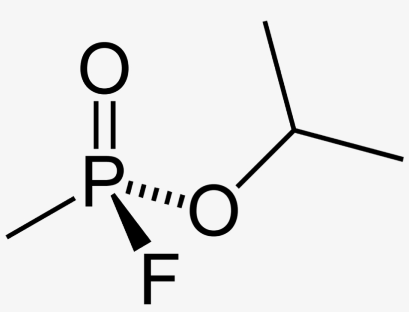 It Burns - Sarin Gas Chemical Structure, transparent png #4396453