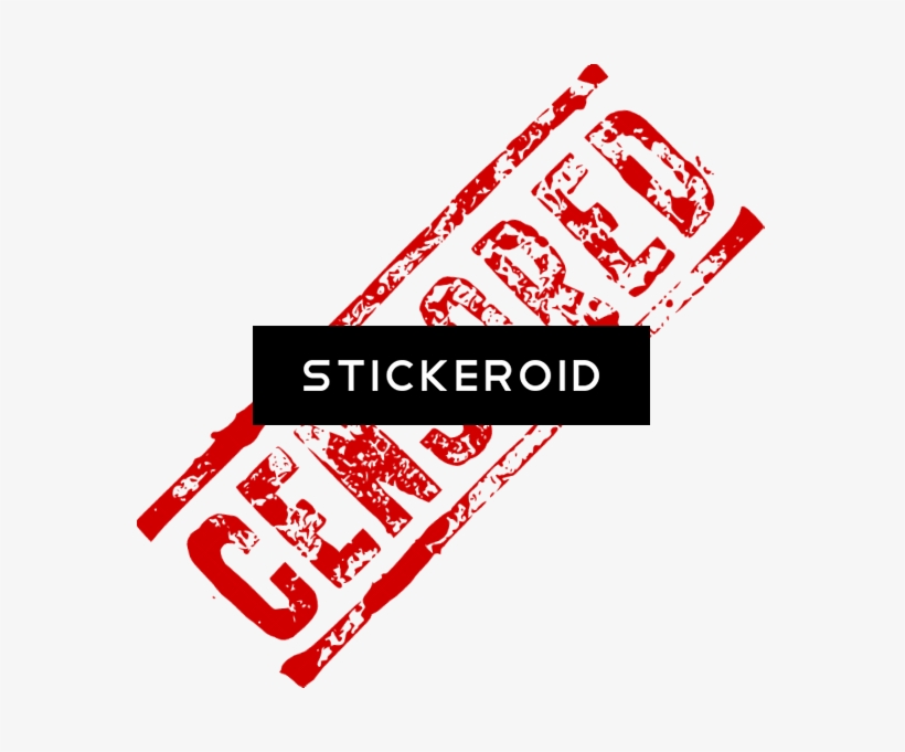 Censored Stamp - Censored Stamp Tile Coaster, transparent png #4396721