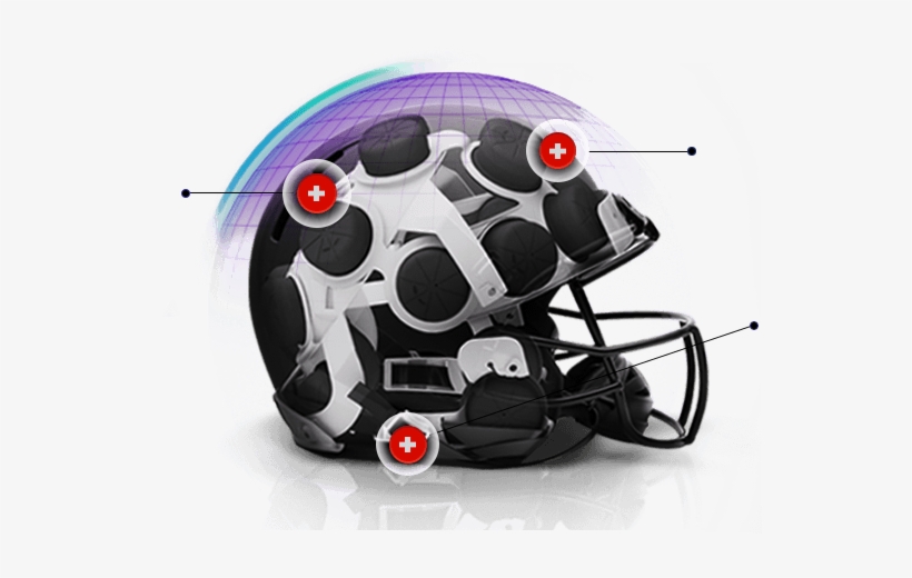 An Example Of Xenith's Better-fit Football Helmet - High Tech Football Helmet, transparent png #4396808