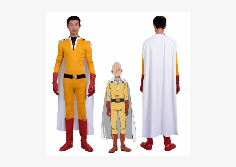 Dfym One Punch Man Cosplay Costume Full Suit, transparent png #4396959