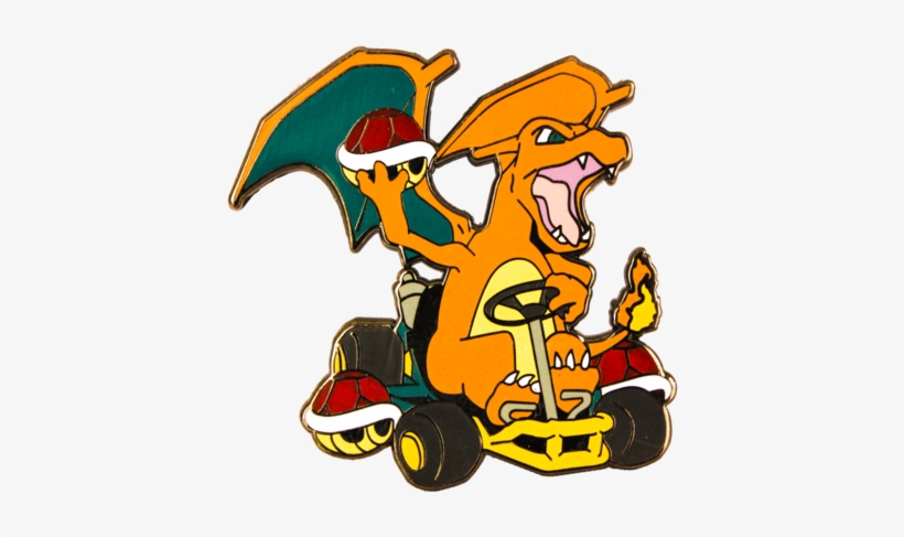 Charizard Poke'karts Hat Pin - Hat, transparent png #4397641