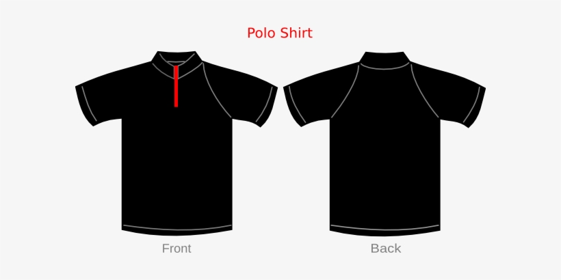 Small - Polo T Shirt Template, transparent png #4397716