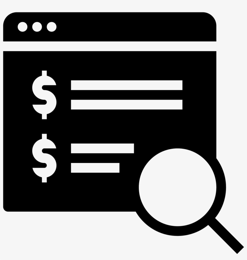 Paid Search Filled Icon - Paid Search Icon Png, transparent png #4398118