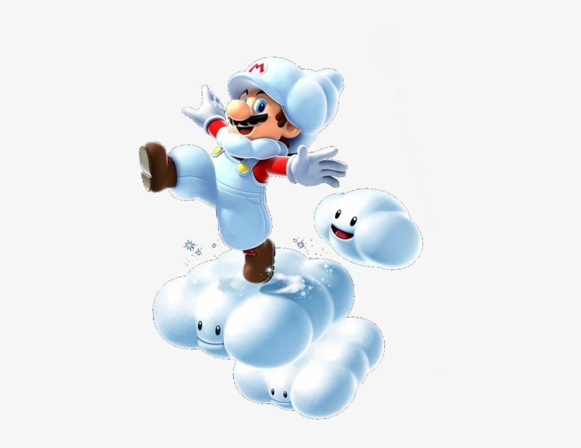 Cloud Mario - Super Mario Galaxy Powers, transparent png #4398789