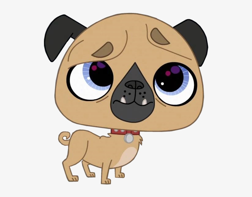 Pug Vector Png - Lps Pug, transparent png #4399196