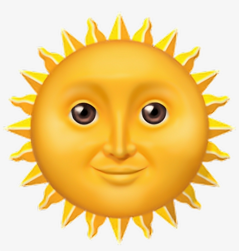 ❁ Sun With Face Emoji 🌞 Sunface Sun Face Emoji Emotico - Sonne Whatsapp, transparent png #4399314