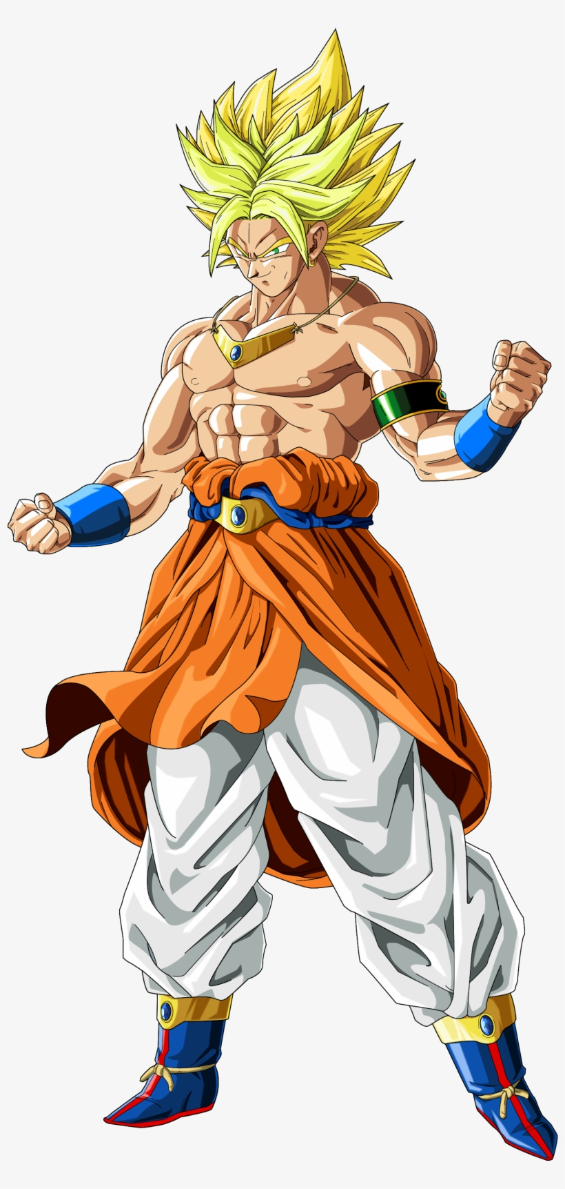 Goku E Broly Si Fondono In Karoly - Topper De Bolo Dragon Ball, transparent png #4399357