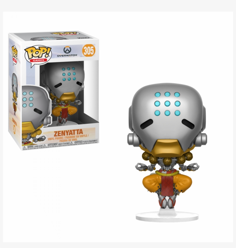 Zenyatta 305 Funko Pop - Zenyatta Pop, transparent png #4399700