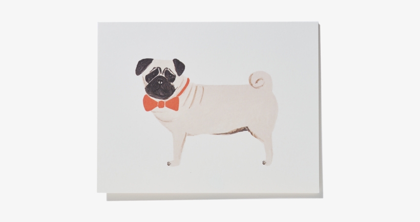 Pug - Rifle Paper Co. Dog Set Assorted Notes Set, Set Of, transparent png #4399770