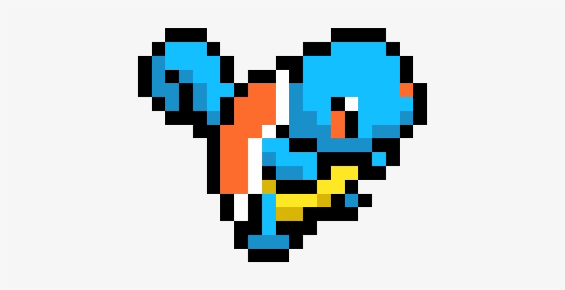 Squirtle Sprite - Pokemon Pixel Art Graph, transparent png #4399871