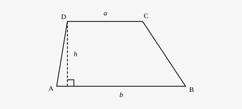 This Image Rendered As Png In Other Widths - Formula For Height Of Trapezoid, transparent png #4399976