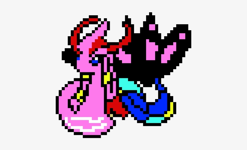 Mega Milotic Y - Pixel Art, transparent png #440036