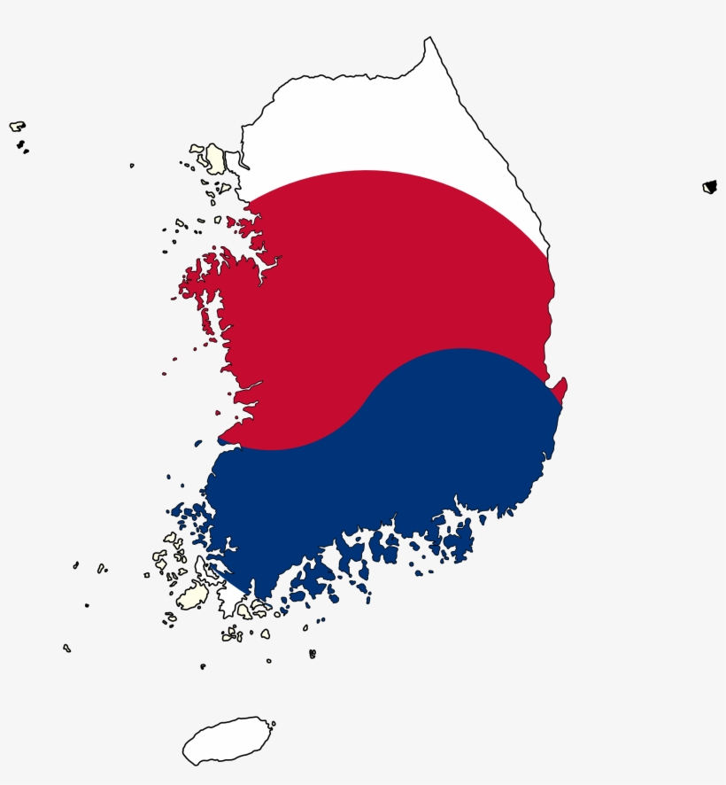 South Korean - South Korea Map Png, transparent png #440169
