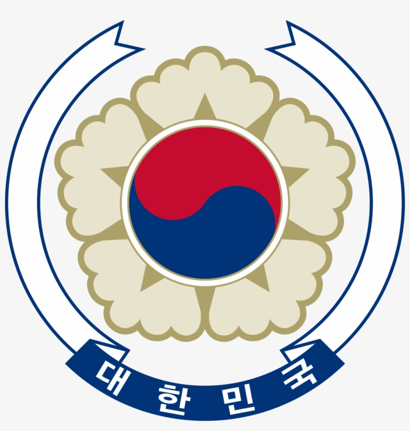 Flag, Coat Of Arms - Coat Of Arms South Korea, transparent png #440195