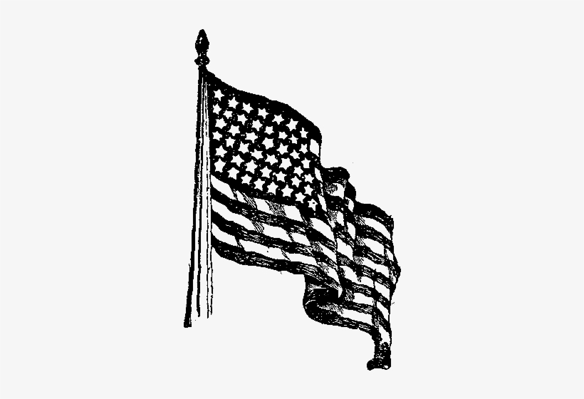 American Flag Download - Illustration, transparent png #440238