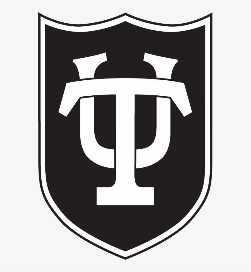 Tu Shield Logo In Black - Tulane University School Of Law Logo, transparent png #440689