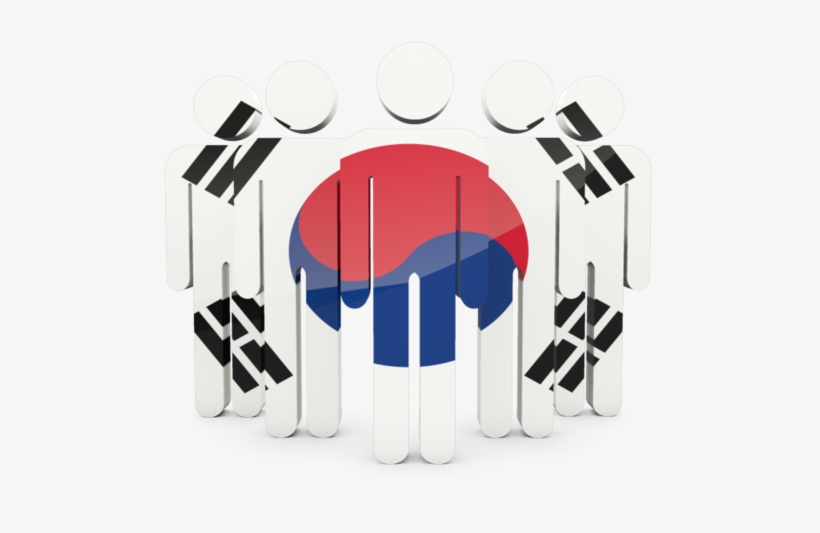 Illustration Of Flag Of South Korea - Olympics Medal Count Template, transparent png #440691