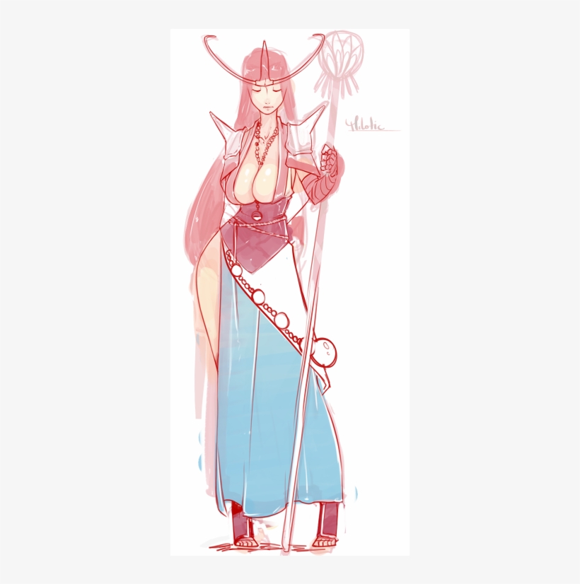 Milotic Gijinka, As A Monk - Moe Anthropomorphism, transparent png #440713