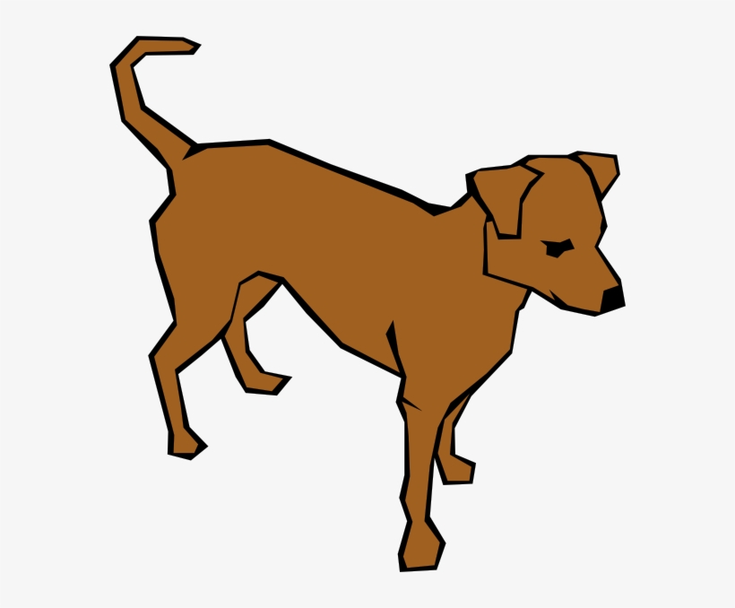 Free Vector Dog Simple Drawing Clip Art - Clip Art Dog, transparent png #441056