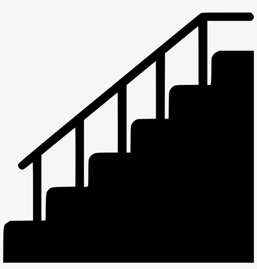 Jpg Black And White Stock Stair Silhouette At Getdrawings - Stair Case Png, transparent png #441159
