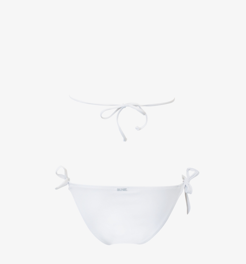 Basic White Triangle Bikini - Panties, transparent png #441181