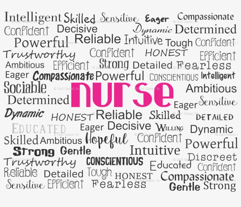 Cafepress Nurse Adjectives Puzzle, transparent png #441554