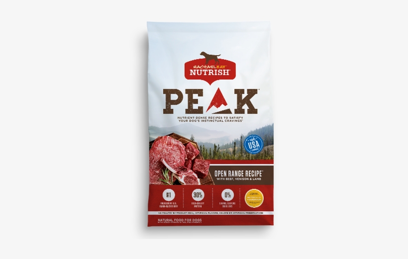 Peak Ultra Premium Food For Dogs Open Range Recipe™ - Rachael Ray Peak Dog Food, transparent png #441701