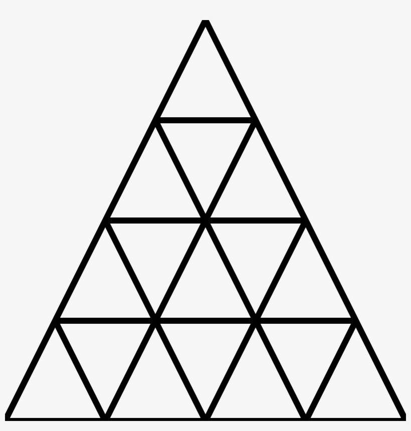 Triangle Clipart Trangle - Blank Tarsia Puzzle Template Pdf, transparent png #441720