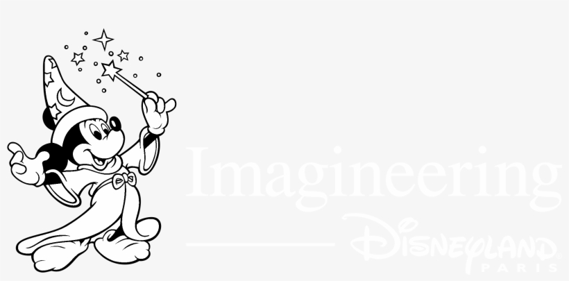 Imagineering Disneyland Paris Logo Png Transparent - Mickey Mouse Sorcerer Drawing, transparent png #442053