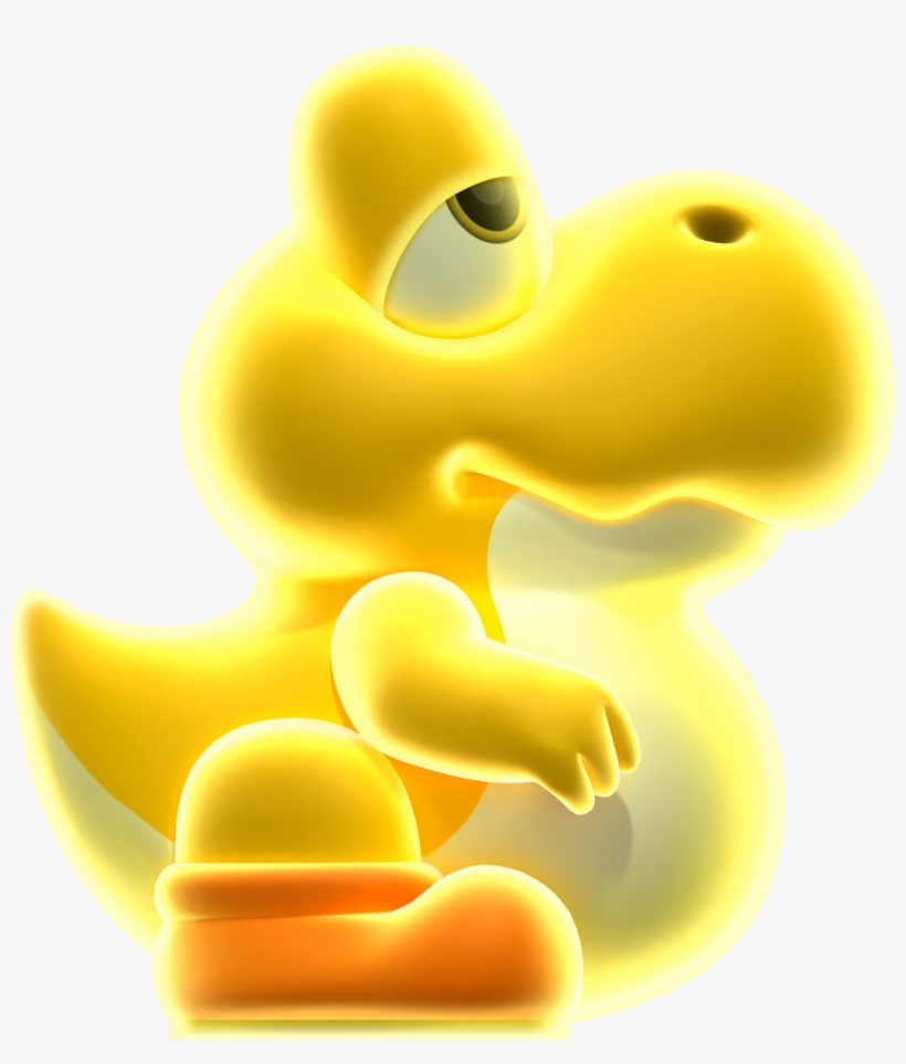 Glow Baby Yoshi Nsmbu - Baby Yoshi, transparent png #442844