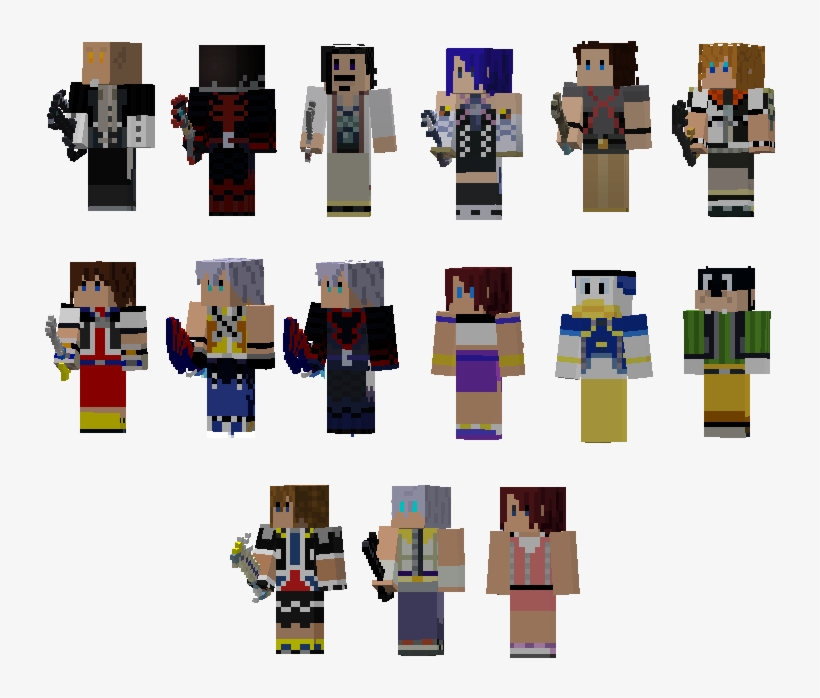 Kingdom Hearts Texture Pack - Xbox Minecraft Kingdom Hearts, transparent png #442878